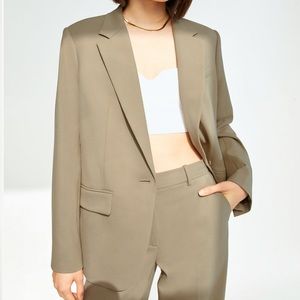 Aritzia Agency Blazer- Taupe beige